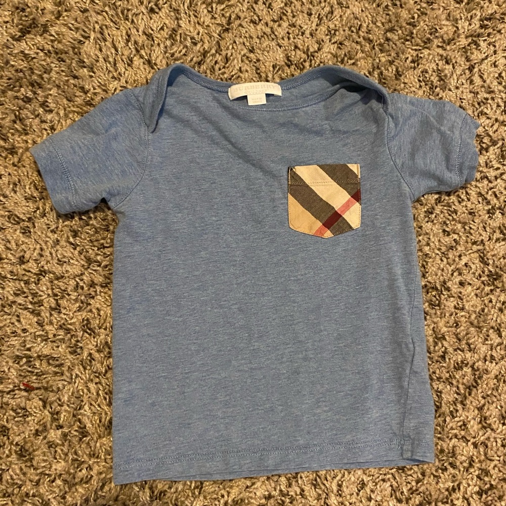 Boys Burberry Shirt, Sz 2T. A little small for a 2T fits more like 12-18 months